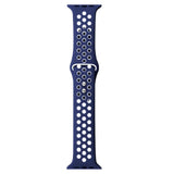 Maxbell Dual-color button Silicone Watchband for Apple iWATCH1234 42/44MM 4