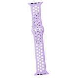 Maxbell Dual-color button Silicone Watchband for Apple iWATCH1234 42/44MM 6