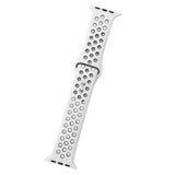 Maxbell Dual-color button Silicone Watchband for Apple iWATCH1234 42/44MM 9