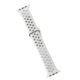 Maxbell Dual-color button Silicone Watchband for Apple iWATCH1234 42/44MM 9