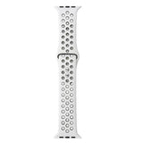 Maxbell Dual-color button Silicone Watchband for Apple iWATCH1234 42/44MM 9