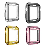 Maxbell Screen Protector Case for Apple Watch 3/2/1 42mm/38mm Cover 38mm sliver
