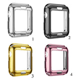 Maxbell Screen Protector Case for Apple Watch 3/2/1 42mm/38mm Cover 38mm sliver