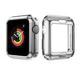 Maxbell Screen Protector Case for Apple Watch 3/2/1 42mm/38mm Cover 38mm sliver