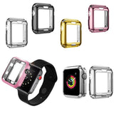 Maxbell Screen Protector Case for Apple Watch 3/2/1 42mm/38mm Cover 38mm sliver