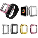 Maxbell Screen Protector Case for Apple Watch 3/2/1 42mm/38mm Cover 38mm sliver