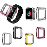 Maxbell Screen Protector Case for Apple Watch 3/2/1 42mm/38mm Cover 38mm sliver