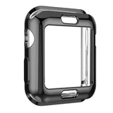 Maxbell Screen Protector Case for Apple Watch 3/2/1 42mm/38mm Cover 38mm black