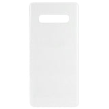 Maxbell Back Glass Panel Battery Cover without Camera Lens for Samsung S10 White