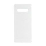 Maxbell Back Glass Panel Battery Cover without Camera Lens for Samsung S10 White