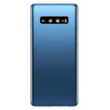 Maxbell Back Glass Replacement Battery Cover Compatible for Samsung S10 Blue