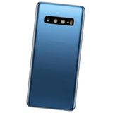 Maxbell Back Glass Replacement Battery Cover Compatible for Samsung S10 Blue