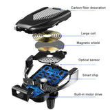 Maxbell Car Wireless Charger Automatic Clamping Phone Holder Sensor Mount Black