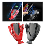 Maxbell Car Wireless Charger Automatic Clamping Phone Holder Sensor Mount Black