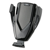 Maxbell Car Wireless Charger Automatic Clamping Phone Holder Sensor Mount Black