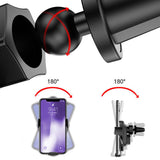 Maxbell Car Wireless Charger Automatic Clamping Phone Holder Sensor Mount Black