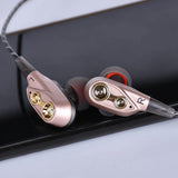 Maxbell Wire Sport In-Ear Earbuds Headphone Double trumpet HiFi Bass White