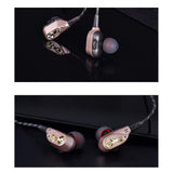 Maxbell Wire Sport In-Ear Earbuds Headphone Double trumpet HiFi Bass White