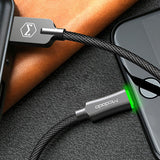 Maxbell Heavy Duty USB Charger Charging Lead Data Cable 1.2M fit for Iphone Black