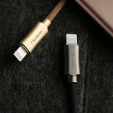 Maxbell Heavy Duty USB Charger Charging Lead Data Cable 1.2M fit for Iphone Black