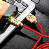 Maxbell Heavy Duty USB Charger Charging Lead Data Cable 1.2M fit for Iphone Blue