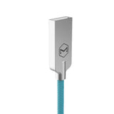 Maxbell Heavy Duty USB Charger Charging Lead Data Cable 1.2M fit for Iphone Blue
