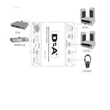 Maxbell Coaxial Optic Fiber Digital to Analog Audio Converter Adapter RCA