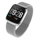 Maxbell Bluetooth Smart  Phone Watch Silver Steel