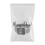 Maxbell Bluetooth Smart  Phone Watch Silver Steel