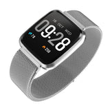 Maxbell Bluetooth Smart  Phone Watch Silver Steel