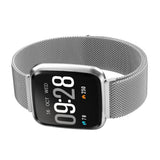 Maxbell Bluetooth Smart  Phone Watch Silver Steel