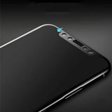Maxbell Case Tempered Glass Screen Protector Full Cover for iPhone X