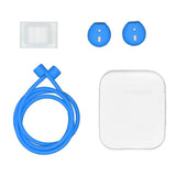 Maxbell Dust-plug Silicone Case Set for AirPods Charging Case w/ Carabiner G
