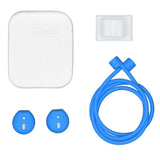 Maxbell Dust-plug Silicone Case Set for AirPods Charging Case w/ Carabiner G