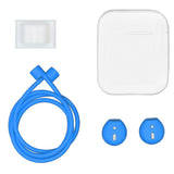 Maxbell Dust-plug Silicone Case Set for AirPods Charging Case w/ Carabiner G