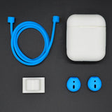 Maxbell Dust-plug Silicone Case Set for AirPods Charging Case w/ Carabiner G
