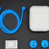 Maxbell Dust-plug Silicone Case Set for AirPods Charging Case w/ Carabiner G
