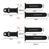 Maxbell Apple silicone strap is suitable for Iwatch 1/2/3/4 40