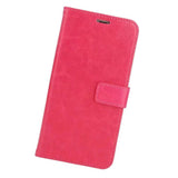 Maxbell PU Leather Flip Phone Case with Card Slot for Samsung Galaxy S10 E Rose Red
