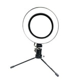 Maxbell 6inch 16cm Desktop Fill Light LED Ring Fill Light + Mini Tripod for Makeup