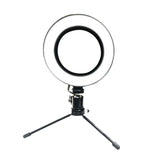 Maxbell 6inch 16cm Desktop Fill Light LED Ring Fill Light + Mini Tripod for Makeup