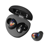 Maxbell ABS Plastic Wireless Bluetooth Headphones Earplug Sports Waterproof (Black)