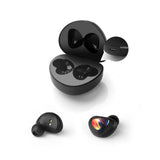 Maxbell ABS Plastic Wireless Bluetooth Headphones Earplug Sports Waterproof (Black)