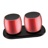 Maxbell 2 in 1 Speaker Wireless Bluetooth Speaker Sound Box Rechargeable Red