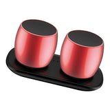 Maxbell 2 in 1 Speaker Wireless Bluetooth Speaker Sound Box Rechargeable Red