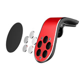 Maxbell Car Magnetic Suction Mobile Phone Holder Air Vent Mount Bracket Stand Red