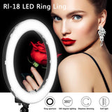 Max Ring Light 18inches Photography Filling Light &Tripod for Saving Energy