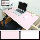 Max PU Leather Non-Slip Mouse Pad Mat Large Office Desk Pad 80cm X 40cm Pink