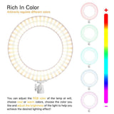 Maxbell 14" LED Ring Light DSLR Camera Professional Studio Fill Lamp White
