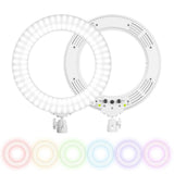Maxbell 14" LED Ring Light DSLR Camera Professional Studio Fill Lamp White